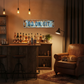 Rustic Metal Plate Wall Decor for Home Bar Garage
