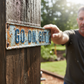 Rustic Metal Plate Wall Decor for Home Bar Garage