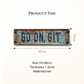 Rustic Metal Plate Wall Decor for Home Bar Garage