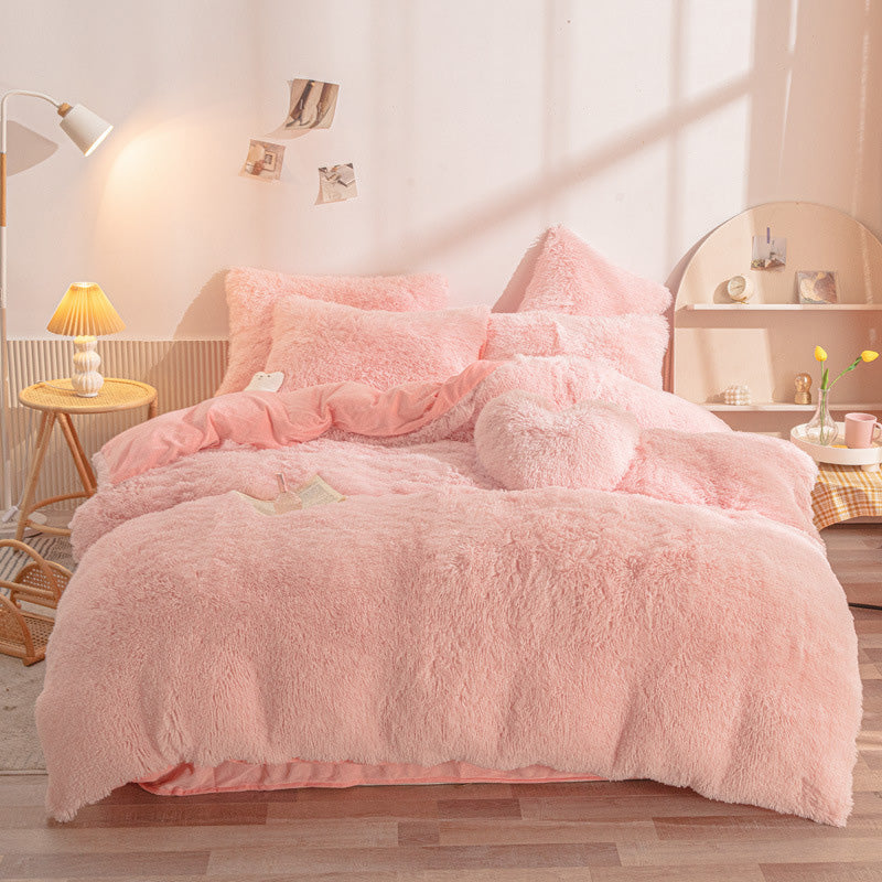 🔥[winter gift]Winter Warm Plush Bedding 4-Piece Set