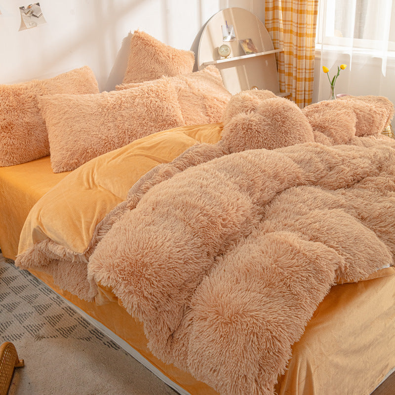 🔥[winter gift]Winter Warm Plush Bedding 4-Piece Set