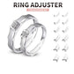 Onzichtbare ringmaatversteller voor losse ringen