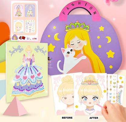 Fantastisch 3-in-1 prinses aankleed- en make-up speelset