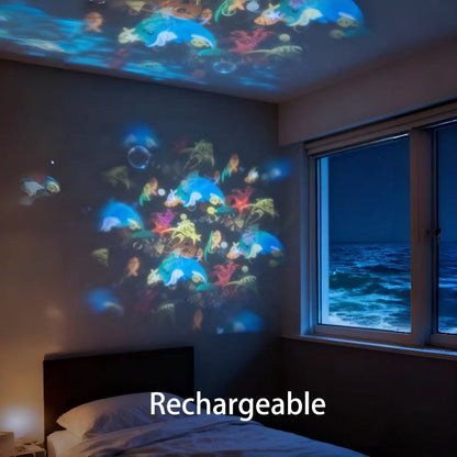 🥳 2026 IN DE AANBIEDING – 52% KORTING! 💥🎉 Dynamische roterende LED-projectielamp – automatisch roterend dynamisch effect, helder & zacht licht, breed toepasbaar voor feestjes en huisdecoratie ✨