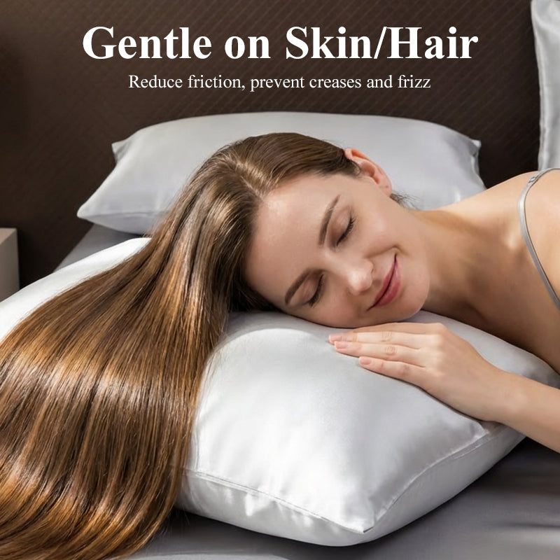 🌞Fris De Lente In Met 50% Korting!🛏️Effen Satijnen Hoeslaken | Haar- & Huidvriendelijk | Temperatuurregulerend | Duurzaam & Machinewasbaar