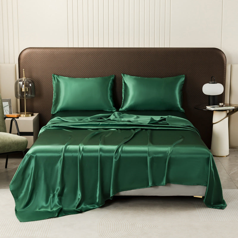 🌞Fris De Lente In Met 50% Korting!🛏️Effen Satijnen Hoeslaken | Haar- & Huidvriendelijk | Temperatuurregulerend | Duurzaam & Machinewasbaar