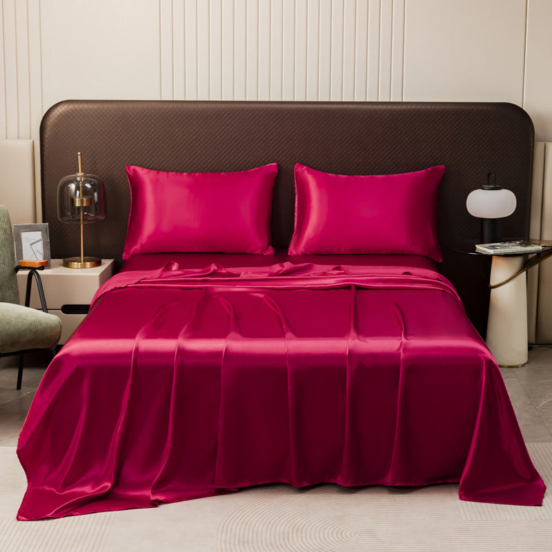 🌞Fris De Lente In Met 50% Korting!🛏️Effen Satijnen Hoeslaken | Haar- & Huidvriendelijk | Temperatuurregulerend | Duurzaam & Machinewasbaar