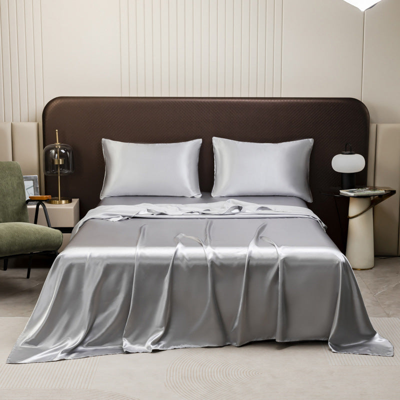 🌞Fris De Lente In Met 50% Korting!🛏️Effen Satijnen Hoeslaken | Haar- & Huidvriendelijk | Temperatuurregulerend | Duurzaam & Machinewasbaar