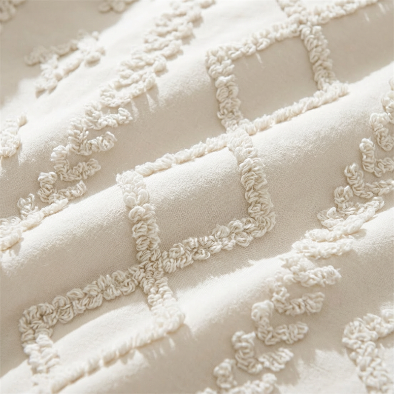 🌞Fris De Lente In Met 50% Korting!🛏️Gezellige 3-Delige Beddengoedset | Boho Jacquard Patroon | Ultra-Zacht & Machinewasbaar | Verfijnde Slaapkamerstijl