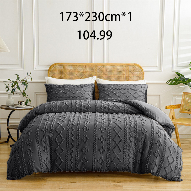 🌞Fris De Lente In Met 50% Korting!🛏️Gezellige 3-Delige Beddengoedset | Boho Jacquard Patroon | Ultra-Zacht & Machinewasbaar | Verfijnde Slaapkamerstijl