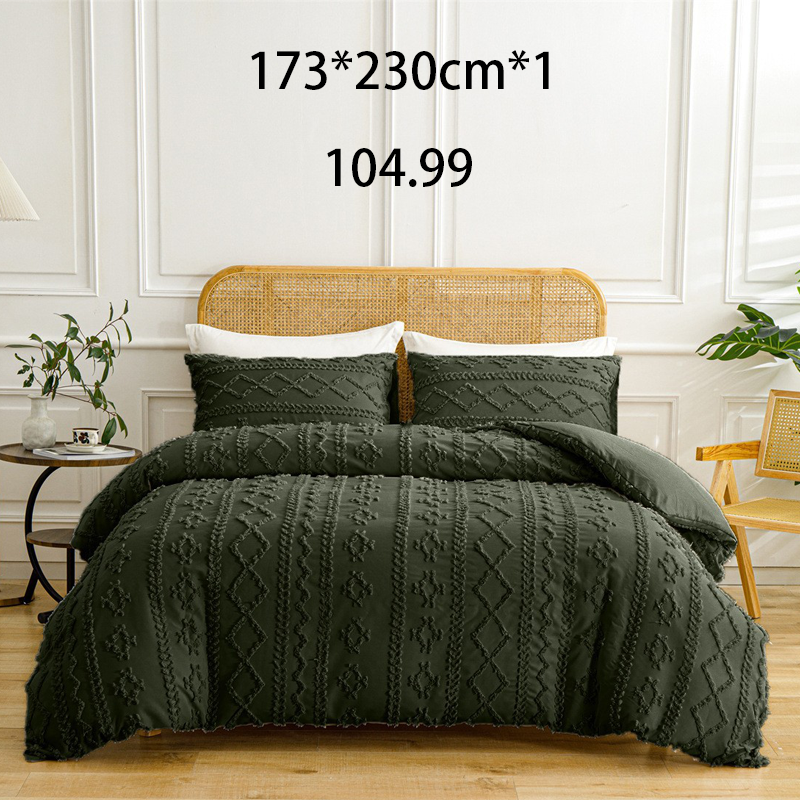 🌞Fris De Lente In Met 50% Korting!🛏️Gezellige 3-Delige Beddengoedset | Boho Jacquard Patroon | Ultra-Zacht & Machinewasbaar | Verfijnde Slaapkamerstijl