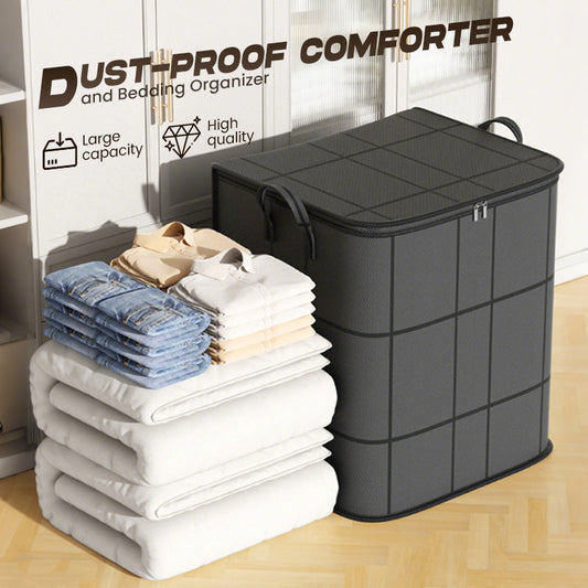 🌞 Fris de lente in met 50% korting! 🧺 Stofdichte opbergtas voor dekbedden – Grote capaciteit, stevige vliesstof & opvouwbaar