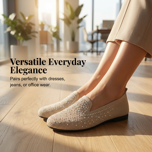 Dames Instapschoenen met Strass