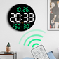 Large LED Digital Wall Clock with Remote Control