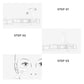 3-in-1 eyeliner- en wimperstempelset