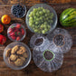 🥗 100 Stuks Elastische Voedingsovertrekken – Houd Voedsel Langer Vers & Bespaar Tijd ✨