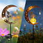 Zonne-energie tuinsteklamp – feeën maan