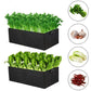 Fabric Raised Garden Bed with Dividers