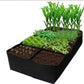 Fabric Raised Garden Bed with Dividers