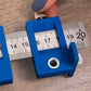 Verstelbare kast hardware jig voor houtbewerking