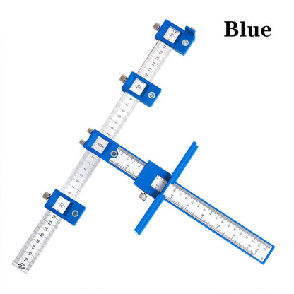 Verstelbare kast hardware jig voor houtbewerking