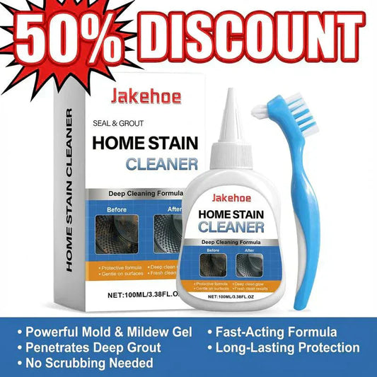 🔥TIJDELIJKE AANBIEDING 50% KORTING!!💥 Schimmelverwijderingsgel met schrobborstel – Krachtige schimmelverwijderaar voor wasmachineafdichtingen, douchekit, tegelvoegen en badkamer