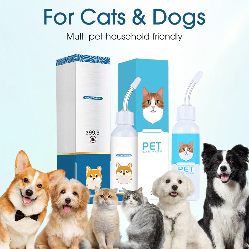 🐶🐱✨ Oorreiniger voor Honden & Katten – Verwijdert Oorsmeer en Helpt Tegen Jeuk en Ongemak