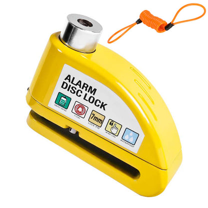 🌞Fris De Lente In Met 50% Korting!🔥Schijfremslot met 110dB Alarm | Waterdicht Anti-Diefstal Slot voor Motor, Scooter, E-bike & Fatbike | Incl. Herinneringskabel