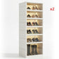 Foldable Installation-Free Shoe Cabinet with Clear Doors