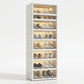 Foldable Installation-Free Shoe Cabinet with Clear Doors