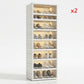 Foldable Installation-Free Shoe Cabinet with Clear Doors