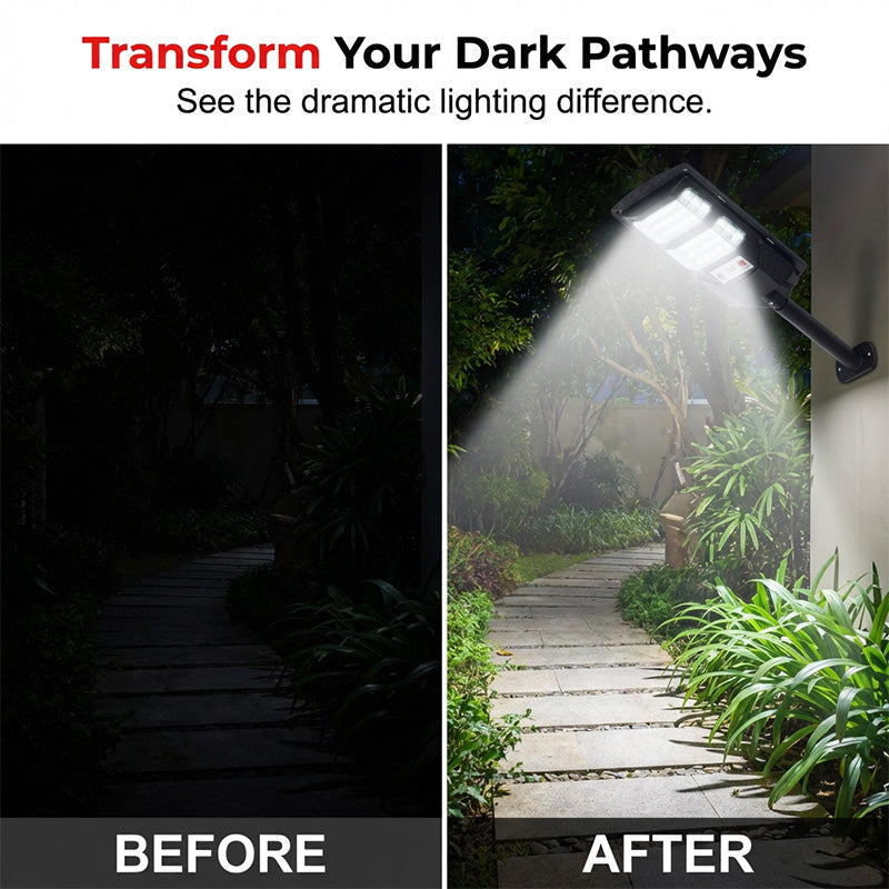 ☀️💡 Zonne-energie aangedreven straatverlichting met automatische aan/uit-functie 🌙🔛