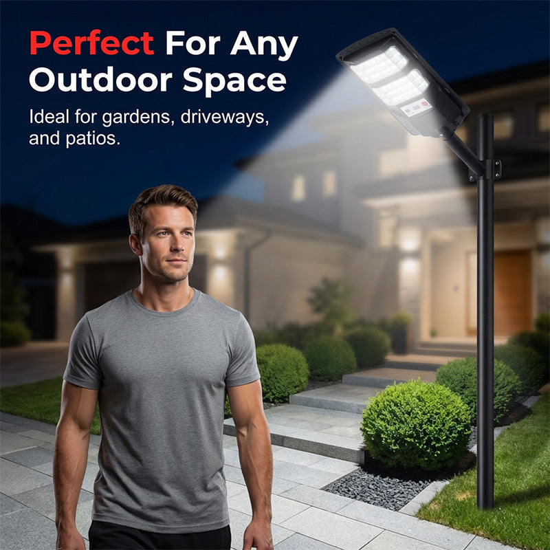 ☀️💡 Zonne-energie aangedreven straatverlichting met automatische aan/uit-functie 🌙🔛