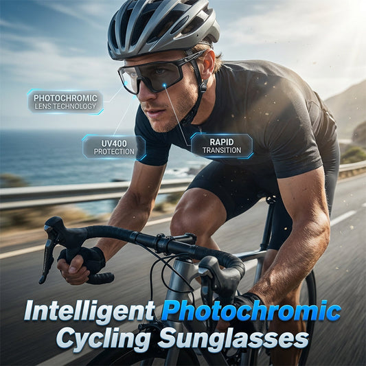 🕶️☀️ Fotochromische fietsbril met UV400-bescherming 🚴‍♂️✨