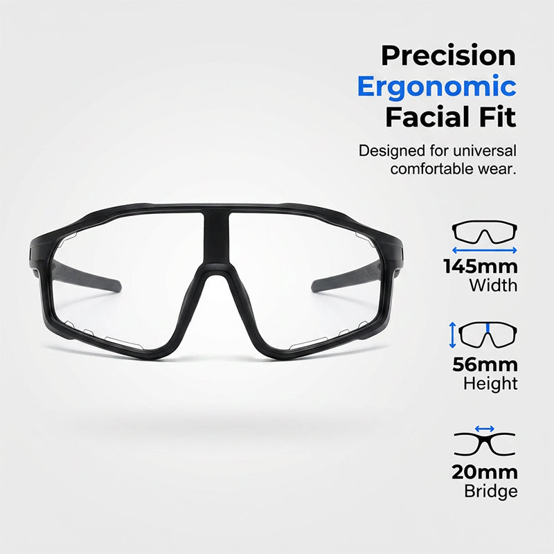🕶️☀️ Fotochromische fietsbril met UV400-bescherming 🚴‍♂️✨