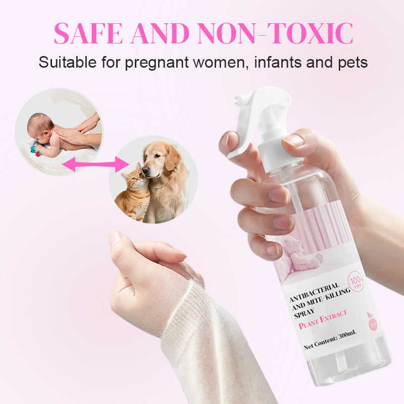 📢LAATSTE DAG: 2 KOPEN, 1 GRATIS!⏰Antibacteriële en anti-mijt spray met plantenextracten