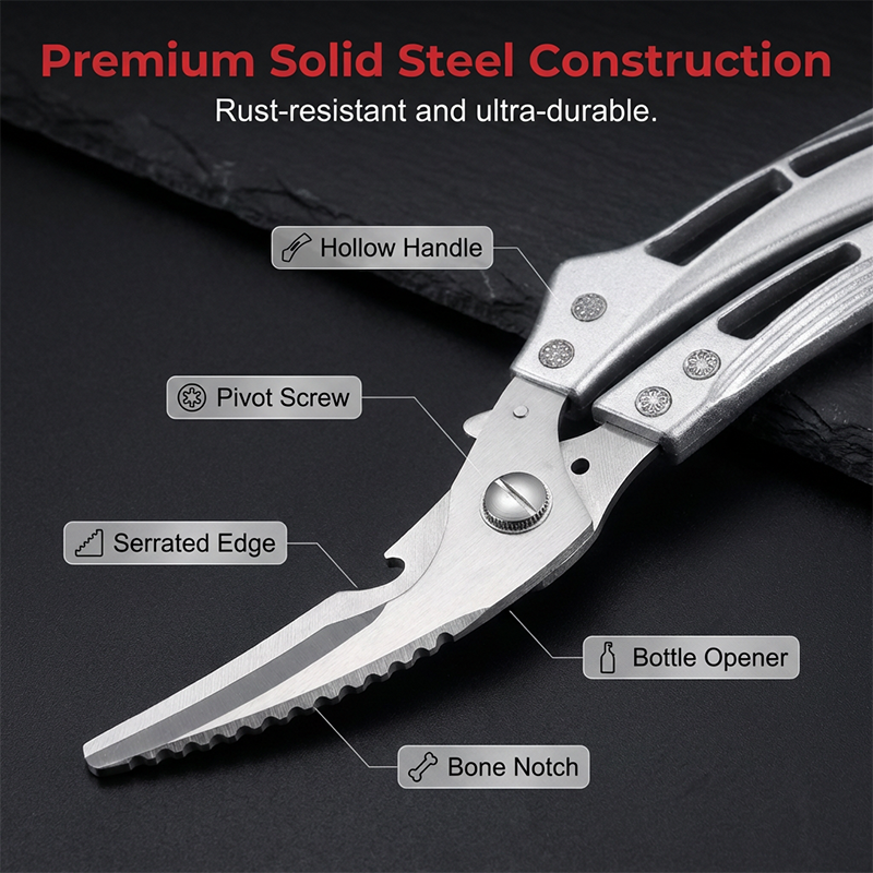 Heavy-Duty Multi-Functional Kitchen Shears