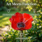 Handmade Metal Flower on a Stick