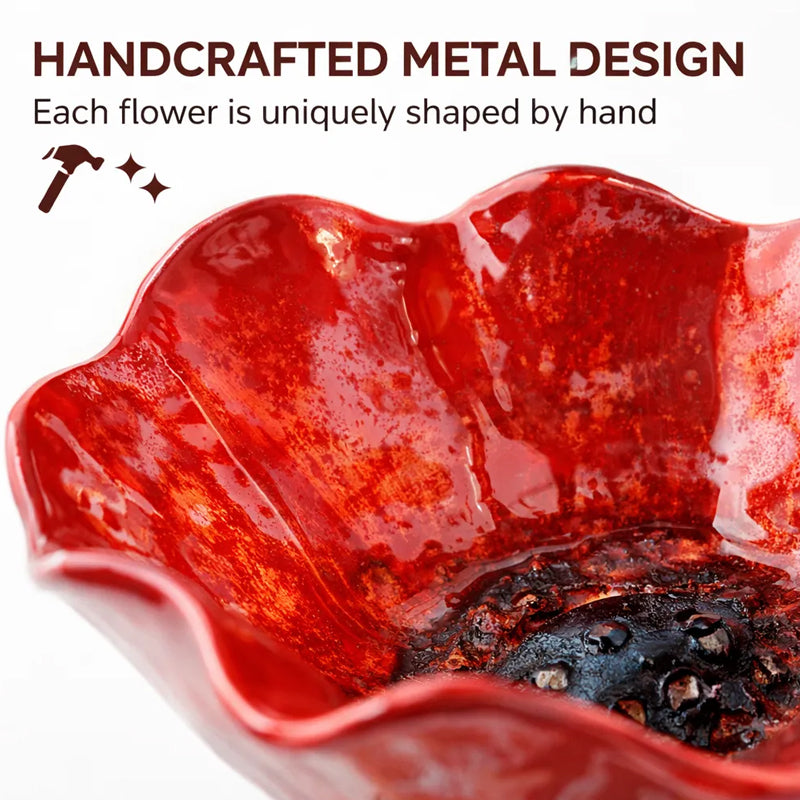 Handmade Metal Flower on a Stick
