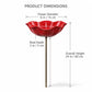 Handmade Metal Flower on a Stick
