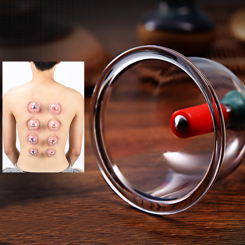 ⏳ Tijdelijke aanbieding⏰ Cuppingtherapie set met vacuümbekers – verdikt, met zuigpomp, transparant 🩺