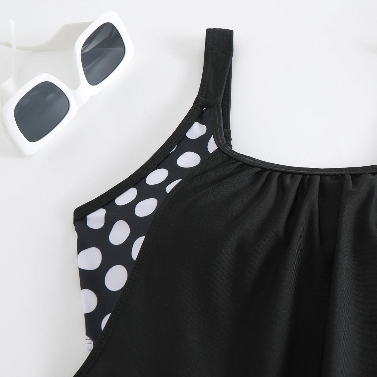 Dames Tweedelig Polkadot Zwempak