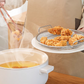 Roestvrijstalen afvoerzeef voor de keuken