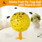 Kleverige Fruitvliegval Bal met Standaard & LED