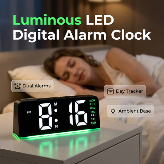 🥳HETE UITVERKOOP 2026🥳💞Meer dan 50.000 verkocht!🌟🏠 Flash Sale 50% korting! Digitale LED-wekker met sfeerverlichting