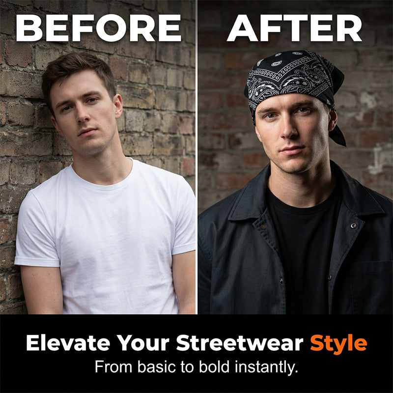 ⏰🎁Klassieke Biker & Sport Hoofddoek