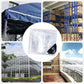 🛡️60% KORTING🌧️ Transparant, extra stevig zeildoek | 0,35 mm weerbestendig PVC · scheur- en UV-bestendig · transparant en lichtdoorlatend · versterkte oogjes · veelzijdig gebruik