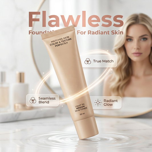 Skincare foundation met een vlekkeloze finish