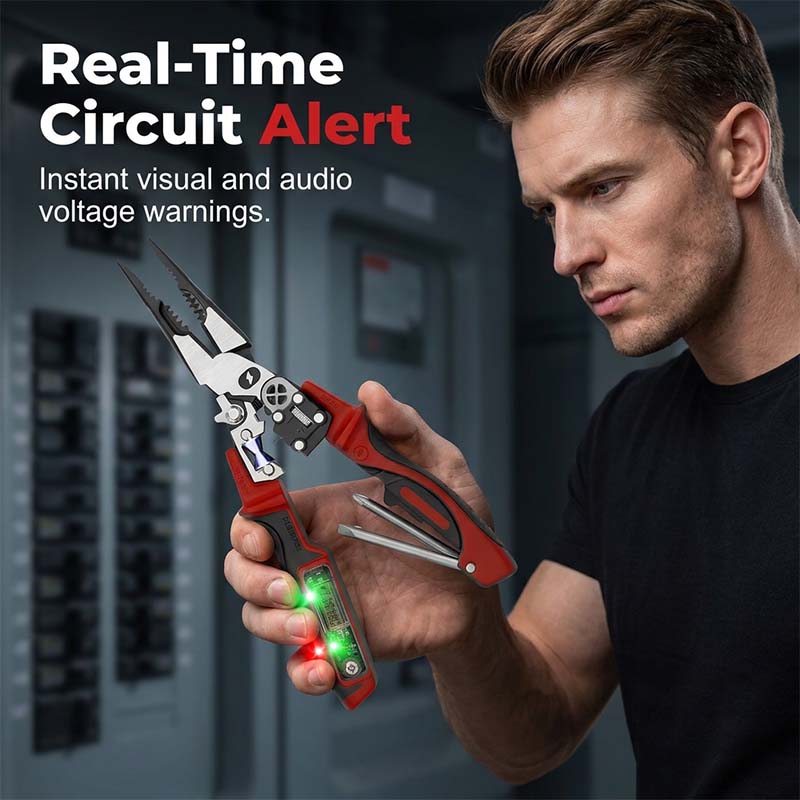 🛠️ Multifunctionele digitale elektriciëntang 🚨