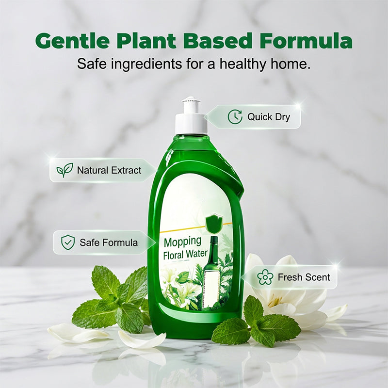 🌿💧 Plant-based Vloerreiniger | Snel Drogend & Streepvrij | Voor Hout, Laminaat, Tegel | 500ml ✨🧹